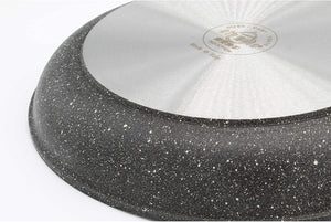 Olympia Cook’ Induction Die-Cast Aluminium Nonstick Deep Pan, 9.4-Inches