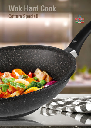 
            
                Load image into Gallery viewer, Olympia Hard Cook Die-Cast Aluminium Nonstick Wok, 12.6-Inches
            
        