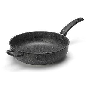 Olympia Hard Cook Die-Cast Aluminium Nonstick Deep Frying Pan, 9.4-Inches