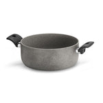 Olympia Rocker Aluminium Nonstick Casserole With Two Handles, 9.4-Inches