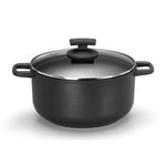 Olympia Supreme Die-Cast Aluminium Nonstick Casserole With Lid, 7.8-Inches
