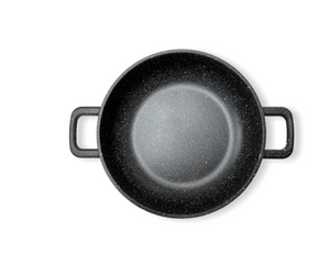 Olympia Hard Cook Die-Cast Aluminium Nonstick Casserole With Lid, 11-Inches