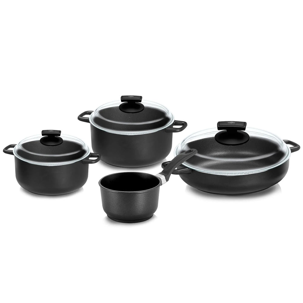 
            
                Load image into Gallery viewer, Olympia Supreme Die-Cast Aluminium Nonstick 7-Piece Cookware Set
            
        